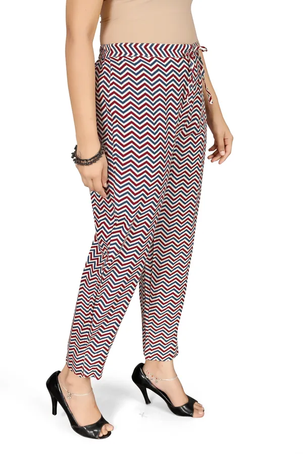 Indian_Women_Maroon_&_Off_White_Pure_Cotton_Printed__Kurta_with_Trousers_&_Dupatta